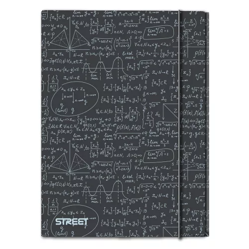 Gumis mappa STREET A/4 1 cm gerincvastag Math