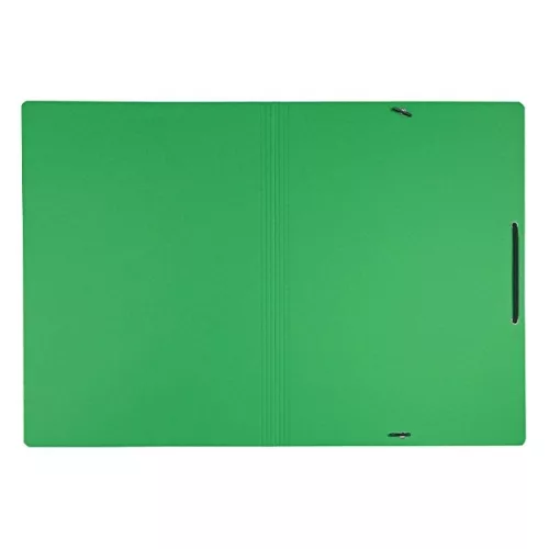 Gumis mappa LEITZ Recycle karton A/4 zöld