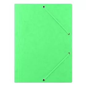 Gumis mappa DONAU A/4 prespán zöld