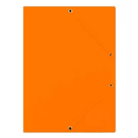 Gumis mappa DONAU A/4 prespán narancssárga