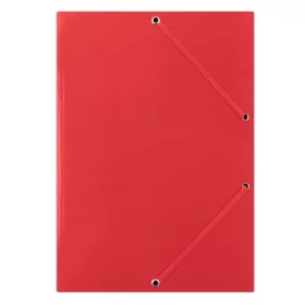 Gumis mappa DONAU A/4 karton piros