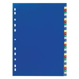 Regiszter DURABLE műanyag A/4 1-31 számos-színes