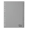 Regiszter DURABLE műanyag A/4 A-Z 15 részes szürke