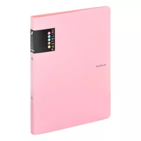 Gyűrűskönyv PASTELINI A/4 2 gyűrű PP 20 mm pink