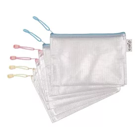 Irattasak DJOIS A/5 cipzáras pasztell színekben