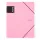Gumis mappa PASTELINI PP A/4 pink