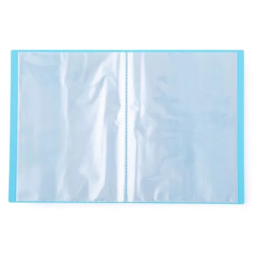 Iratvédő mappa PASTELINI A/4 20 zsebes kék