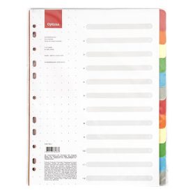 Regiszter OPTIMA A/4 karton 12 színű