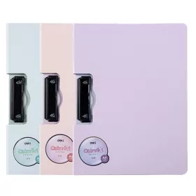   Felírótábla DELI Colorful A/4 PP fedeles fekvő vegyes pasztellszín