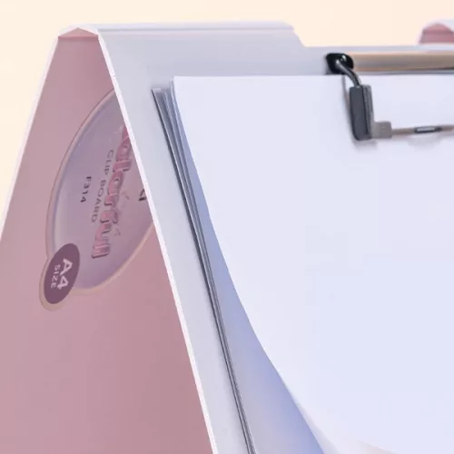 Felírótábla DELI Colorful A/4 PP fedeles fekvő vegyes pasztellszín