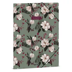 Gumis mappa ARS UNA A/4 Flowery Green 5535