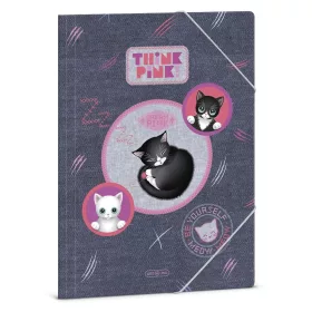 Gumis mappa ARS UNA A/4 Think Pink 5519