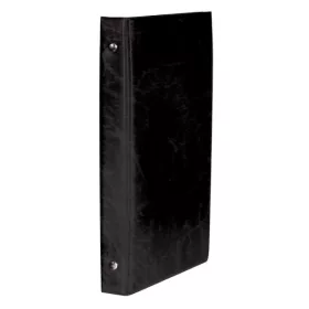   Névjegytartó ELEGANT pvc borítású karton 80 darabos fekete