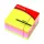 Öntapadós jegyzettömb OPTIMA 75x75mm neon mix 450 lap