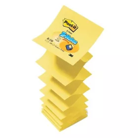   Öntapadós jegyzettömb 3M Post-it LP330N "Z" 76x76mm sárga 12x100 lap
