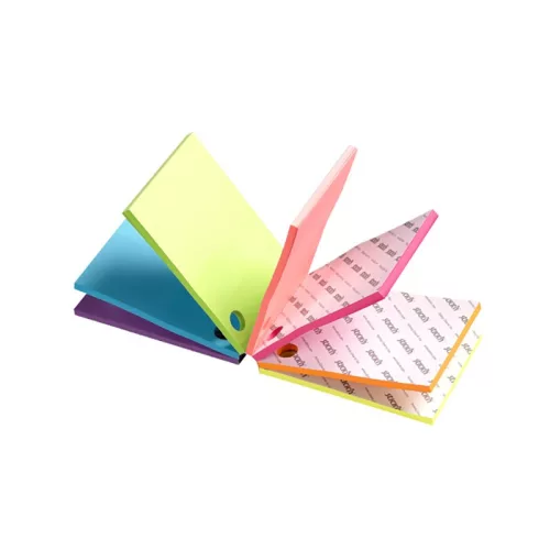 Öntapadós jegyzettömb STICK'N Magic Cube 101x76mm 7 színű neon mix 280 lap
