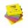 Öntapadós jegyzettömb 3M Post-it R-330-NR Z szivárvány 76x76mm 100 lap 6 tömb neon színek