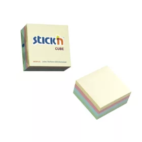   Öntapadós jegyzettömb STICK'N 76x76mm pasztell mix 400 lap