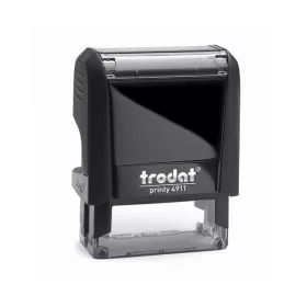   Bélyegző TRODAT Printy 4.0 4911 eco-fekete ház fekete párna