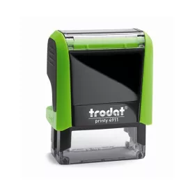   Bélyegző TRODAT Printy 4.0 4911 almazöld ház fekete párna