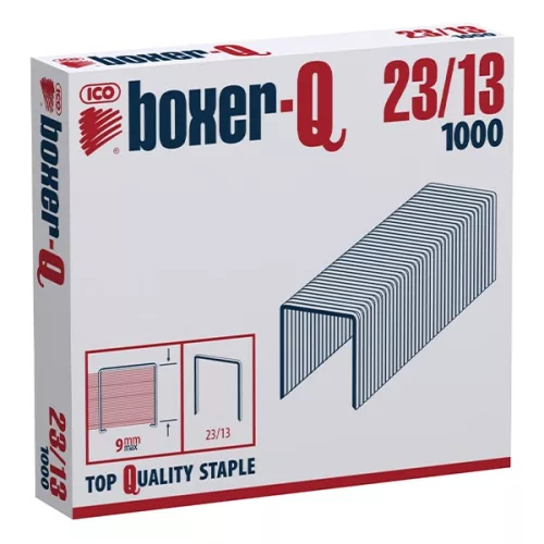 Tűzőkapocs BOXER Q 23/13 1000 darabos
