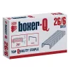 Tűzőkapocs BOXER Q 26/6 1000 darabos