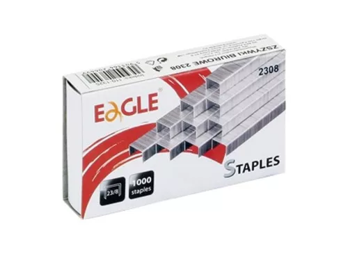 Tűzőkapocs EAGLE 23/8 1000 darabos