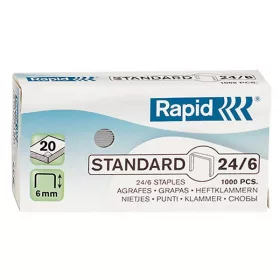 Tűzőkapocs RAPID 24/6 1000 darabos