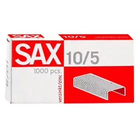 Tűzőkapocs SAX 10/5 cink 1000 darabos