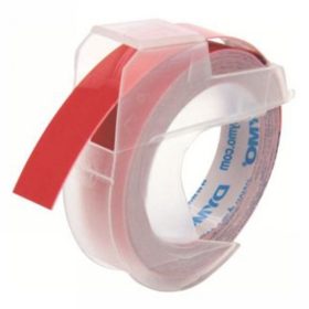   Feliratozó szalag DYMO 3D kézi betűnyomógéphez 9mm x 3m piros