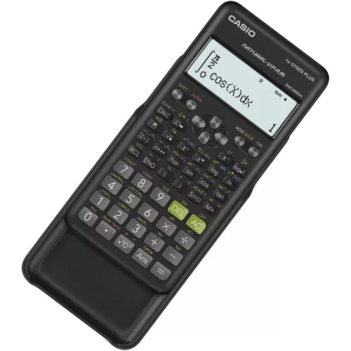 Számológép tudományos CASIO FX 570ES PLUS 2E 417 funkciós 4 soros 15 digites fekete