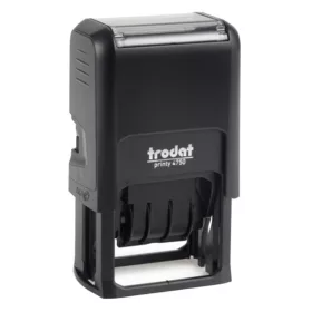   Bélyegző TRODAT Printy 4.0 4750 dátum ISO számmal fekete párna