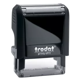   Bélyegző TRODAT Printy 4.0 4911 eco-fekete ház kék párna