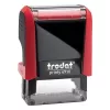 Bélyegző TRODAT Printy 4910 fekete ház piros párna
