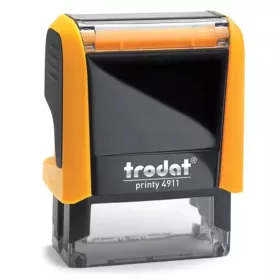   Bélyegző TRODAT Printy 4.0 4911 neon-narancs  ház kék párna