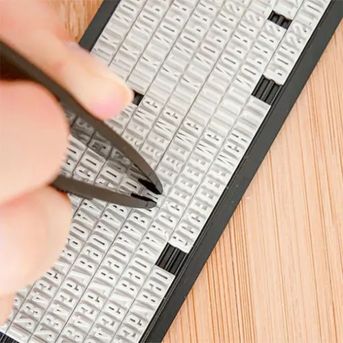 Textilbélyegző AVERY 288 karakter