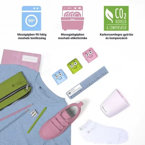 Textilbélyegző MARKY kirakós pink