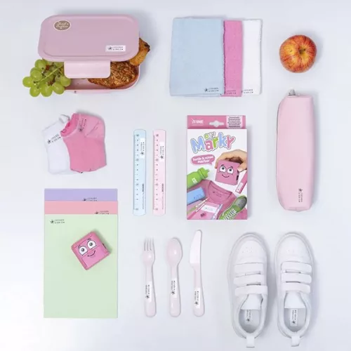 Textilbélyegző MARKY kirakós pink