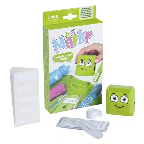 Textilbélyegző MARKY kirakós zöld