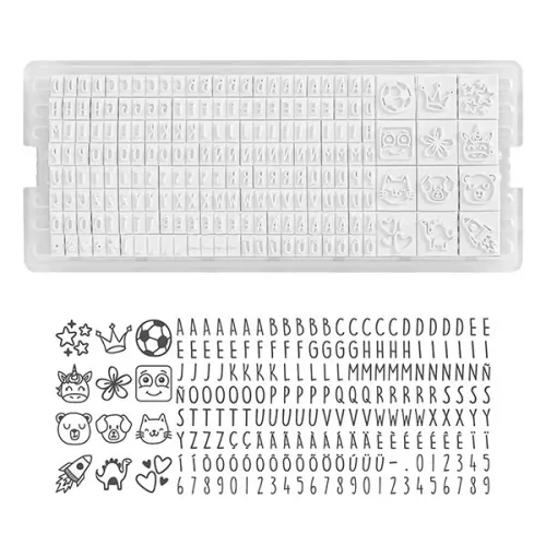 Textilbélyegző MARKY kirakós zöld