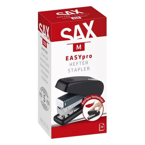 Tűzőgép SAX 359 M Easypro 20 lap 24/6-26/6 fekete