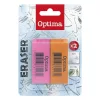 Radír OPTIMA neon 2db/bliszter