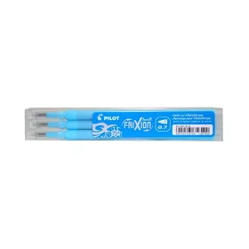   Tollbetét roller PILOT Frixion Clicker/Ball radírozható 0,35 mm világoskék 3 darabos