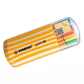 Tűfilc STABILO Point 88 Zebrui 20 (15+5) darabos készlet