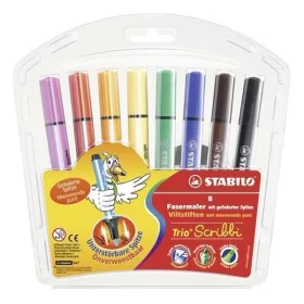 Filctoll STABILO Trio Scribbi 8 darabos készlet