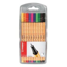 Tűfilc STABILO Point 88 10 darabos készlet élénk színek