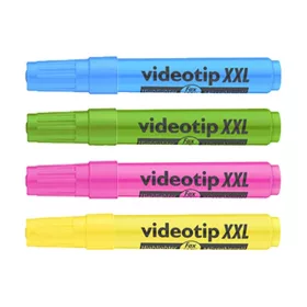 Szövegkiemelő készlet ICO Videotip XXL 1-4mm 4 darabos