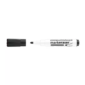   Táblamarker ICO Markeraser mágneses kupakkal törlővel fekete 1-3mm