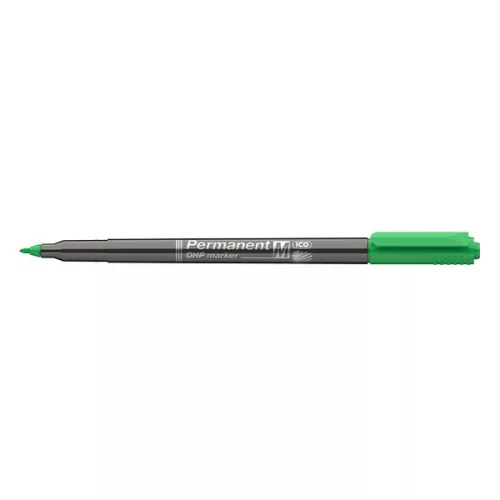 Alkoholos marker ICO OHP M zöld
