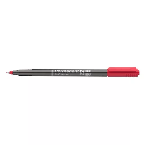 Alkoholos marker ICO OHP S piros